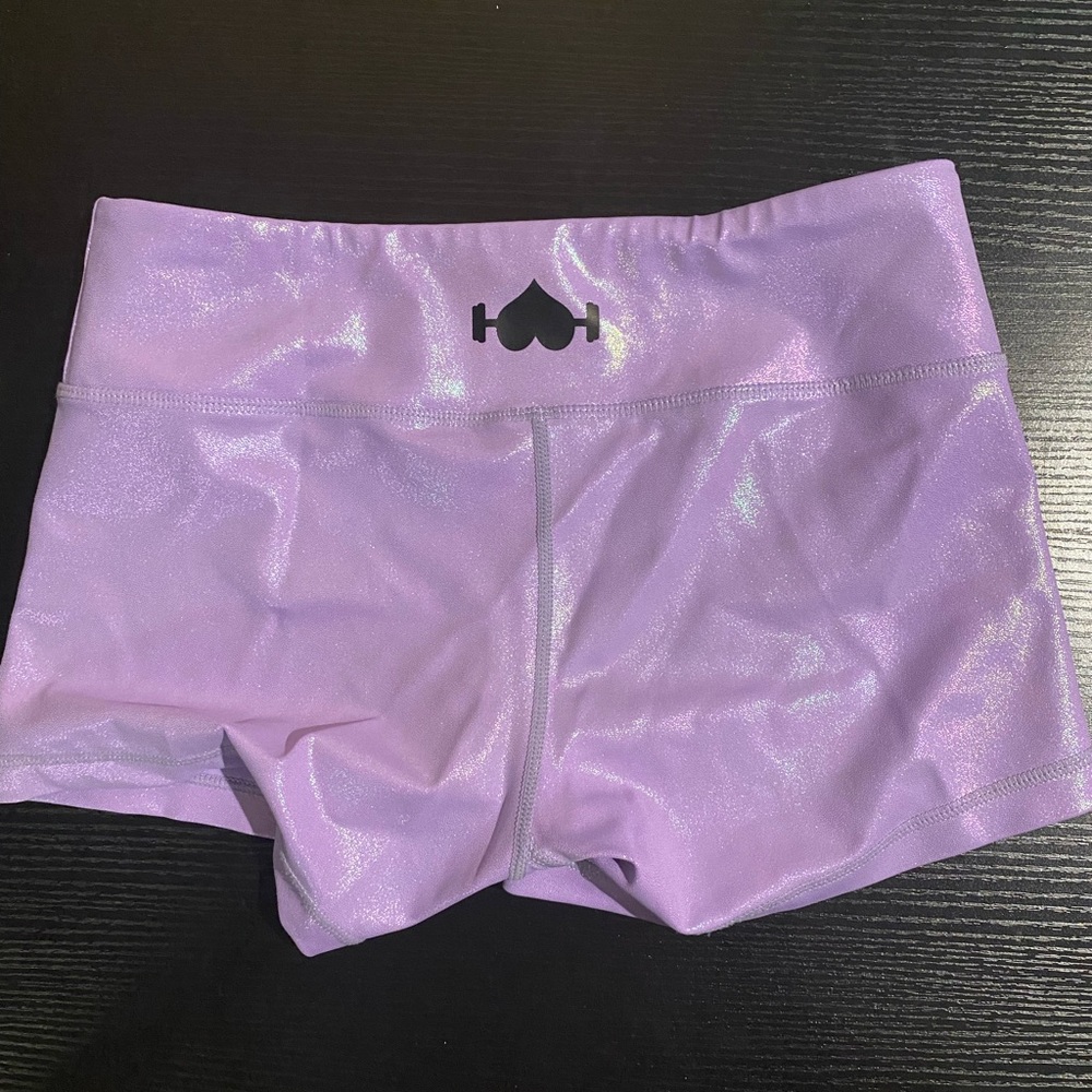 Wodbottom Shiny Lavender Athletic Shorts